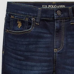 U.S. Polo Assn. Little & Big Kid Boys Stretch Fabric Straight Leg Jean