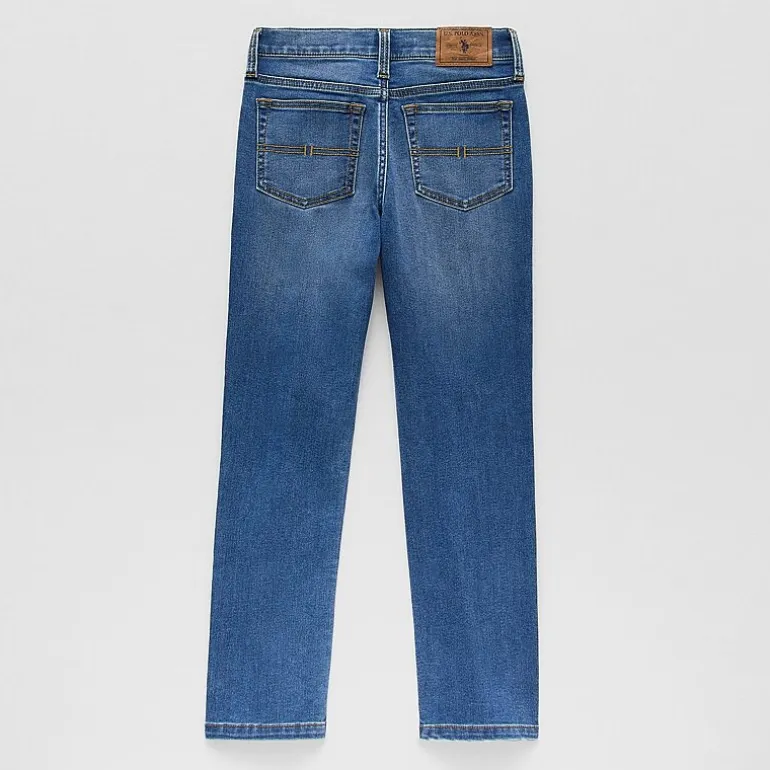 U.S. Polo Assn. Little & Big Kid Boys Stretch Fabric Straight Leg Jean