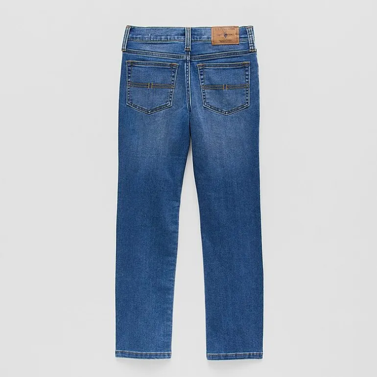 U.S. Polo Assn. Little & Big Kid Boys Stretch Fabric Straight Leg Jean