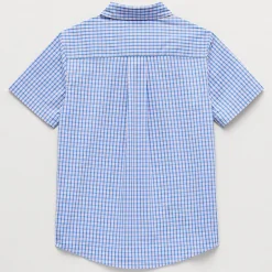 U.S. Polo Assn. Little & Big Kid Boys Short Sleeve Regular Fit Embroidered Button-Down Shirt