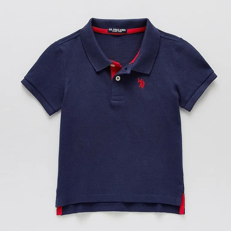 U.S. Polo Assn. Toddler Boys Short Sleeve Classic Fit Polo Shirt