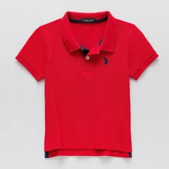 U.S. Polo Assn. Toddler Boys Short Sleeve Classic Fit Polo Shirt