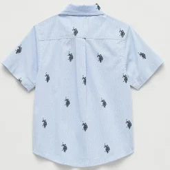 U.S. Polo Assn. Toddler Boys Short Sleeve Regular Fit Button-Down Shirt