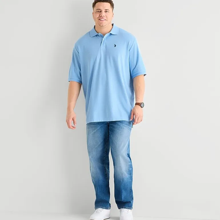 U.S. Polo Assn. Ultimate Pique Big and Tall Mens Classic Fit Short Sleeve Polo Shirt