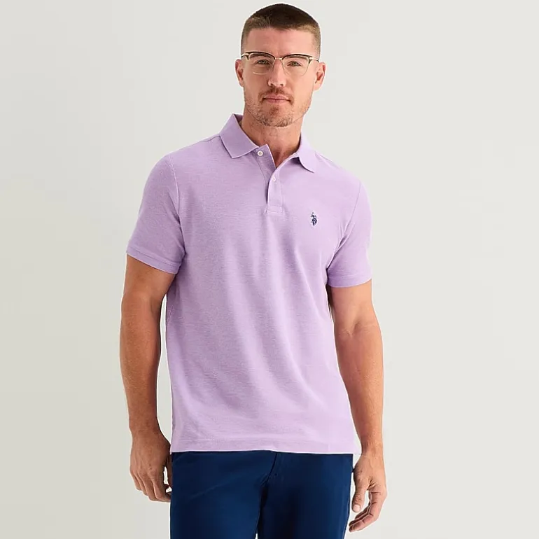 U.S. Polo Assn. Ultimate Pique Mens Classic Fit Short Sleeve Polo Shirt