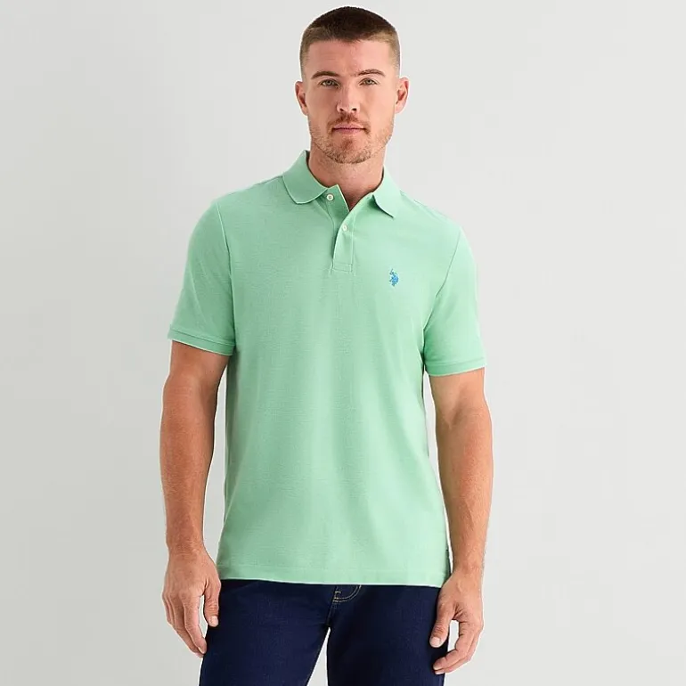 U.S. Polo Assn. Ultimate Pique Mens Classic Fit Short Sleeve Polo Shirt