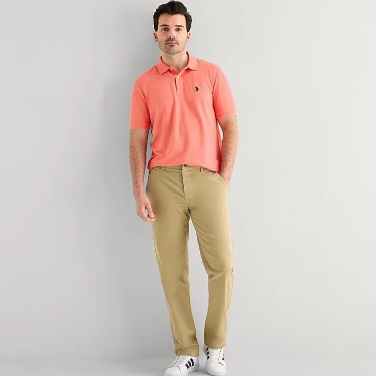 U.S. Polo Assn. Ultimate Pique Mens Classic Fit Short Sleeve Polo Shirt