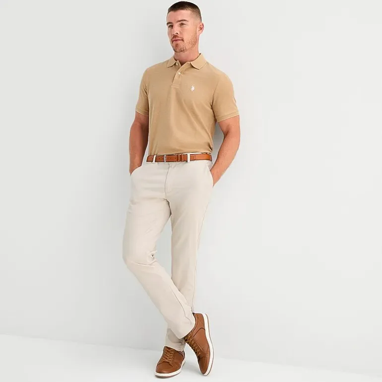 U.S. Polo Assn. Ultimate Pique Mens Classic Fit Short Sleeve Polo Shirt
