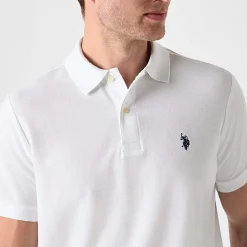 U.S. Polo Assn. Ultimate Pique Stretch Mens Classic Fit Short Sleeve Polo Shirt