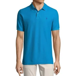 U.S. Polo Assn. Ultimate Pique Stretch Mens Classic Fit Short Sleeve Polo Shirt