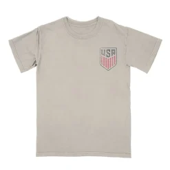 U.S. Soccer Mens Crew Neck Short Sleeve Regular Fit Graphic T-Shirt