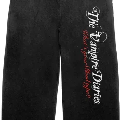Vampire Diaries Mens Fleece 1 Pair Pajama Pants