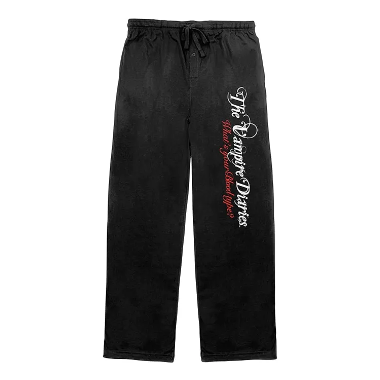 Vampire Diaries Mens Fleece 1 Pair Pajama Pants
