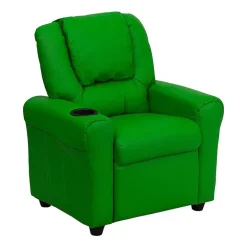 Vana Plush Recliner with Cup Holder for Kids
