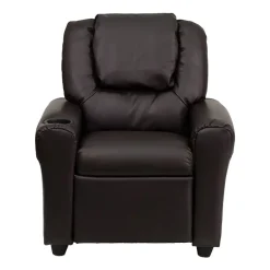 Vana Plush Recliner with Cup Holder for Kids