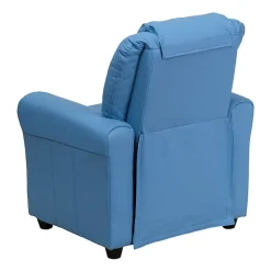 Vana Plush Recliner with Cup Holder for Kids