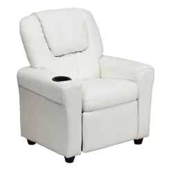 Vana Plush Recliner with Cup Holder for Kids