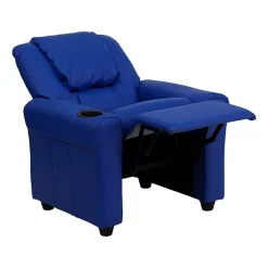 Vana Plush Recliner with Cup Holder for Kids