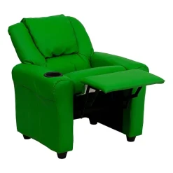 Vana Plush Recliner with Cup Holder for Kids