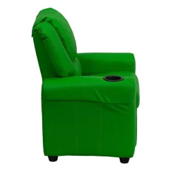 Vana Plush Recliner with Cup Holder for Kids