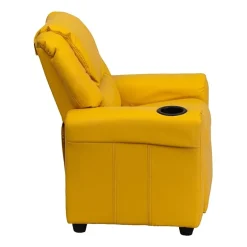 Vana Plush Recliner with Cup Holder for Kids