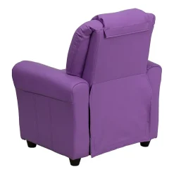 Vana Plush Recliner with Cup Holder for Kids