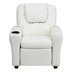 Vana Plush Recliner with Cup Holder for Kids