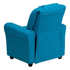 Vana Plush Recliner with Cup Holder for Kids