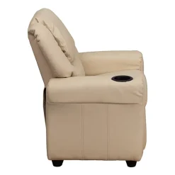Vana Plush Recliner with Cup Holder for Kids