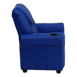 Vana Plush Recliner with Cup Holder for Kids