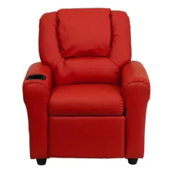 Vana Plush Recliner with Cup Holder for Kids