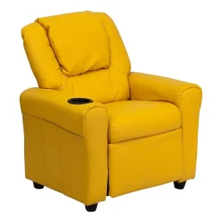 Vana Plush Recliner with Cup Holder for Kids