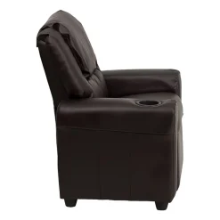 Vana Plush Recliner with Cup Holder for Kids