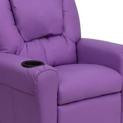 Vana Plush Recliner with Cup Holder for Kids