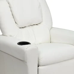 Vana Plush Recliner with Cup Holder for Kids