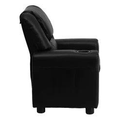 Vana Plush Recliner with Cup Holder for Kids