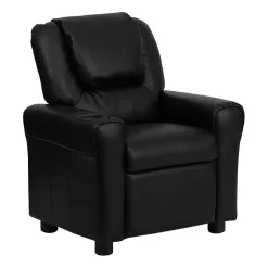 Vana Plush Recliner with Cup Holder for Kids