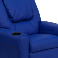 Vana Plush Recliner with Cup Holder for Kids