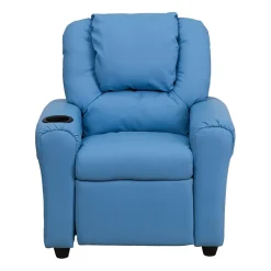 Vana Plush Recliner with Cup Holder for Kids