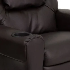 Vana Plush Recliner with Cup Holder for Kids