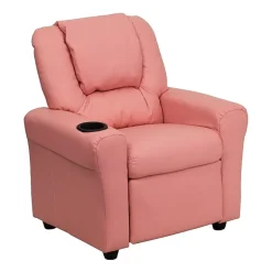 Vana Plush Recliner with Cup Holder for Kids