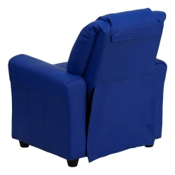 Vana Plush Recliner with Cup Holder for Kids