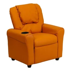 Vana Plush Recliner with Cup Holder for Kids