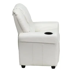 Vana Plush Recliner with Cup Holder for Kids
