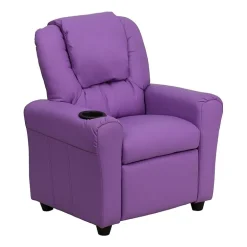 Vana Plush Recliner with Cup Holder for Kids