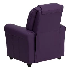Vana Plush Recliner with Cup Holder for Kids