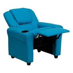 Vana Plush Recliner with Cup Holder for Kids