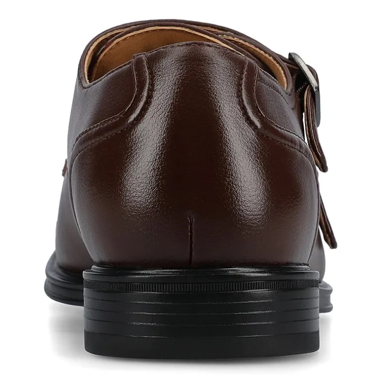 Vance Co Dillon Mens Almond Closed Toe Loafers
