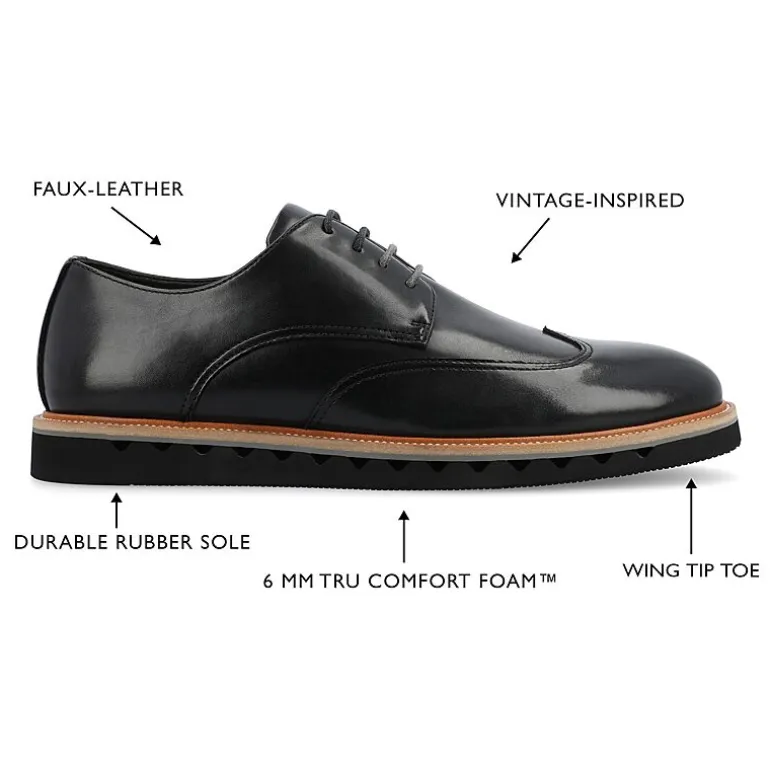 Vance Co Evander Mens Wing Loafers