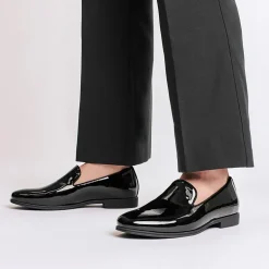 Vance Co Giovanni Mens Almond Closed Toe Loafers